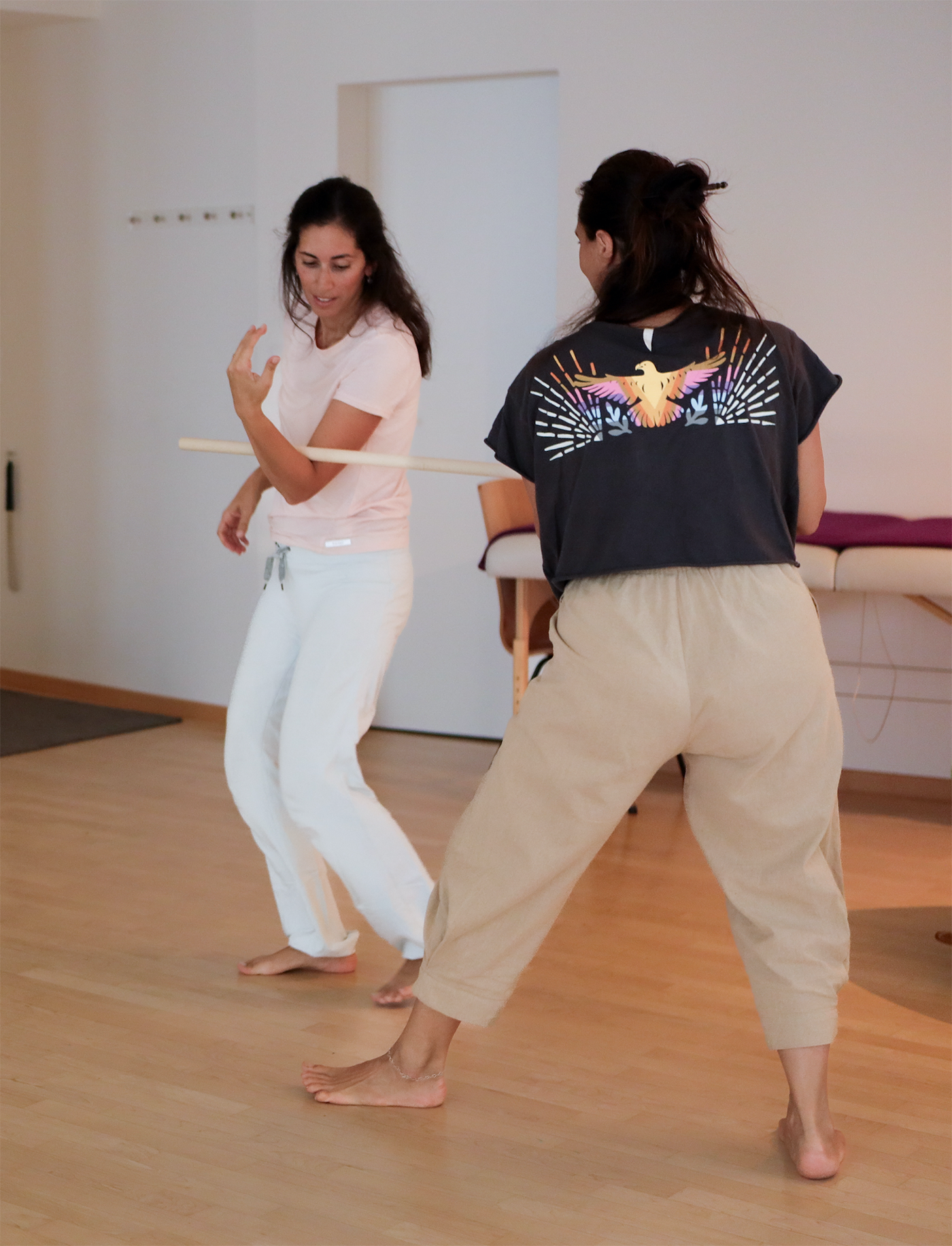 Einzeltherapie – Stabübung