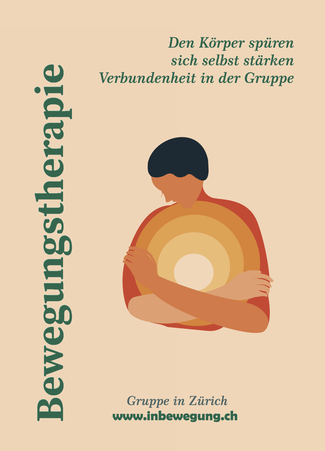 Bewegungstherapie Gruppe – Illustration